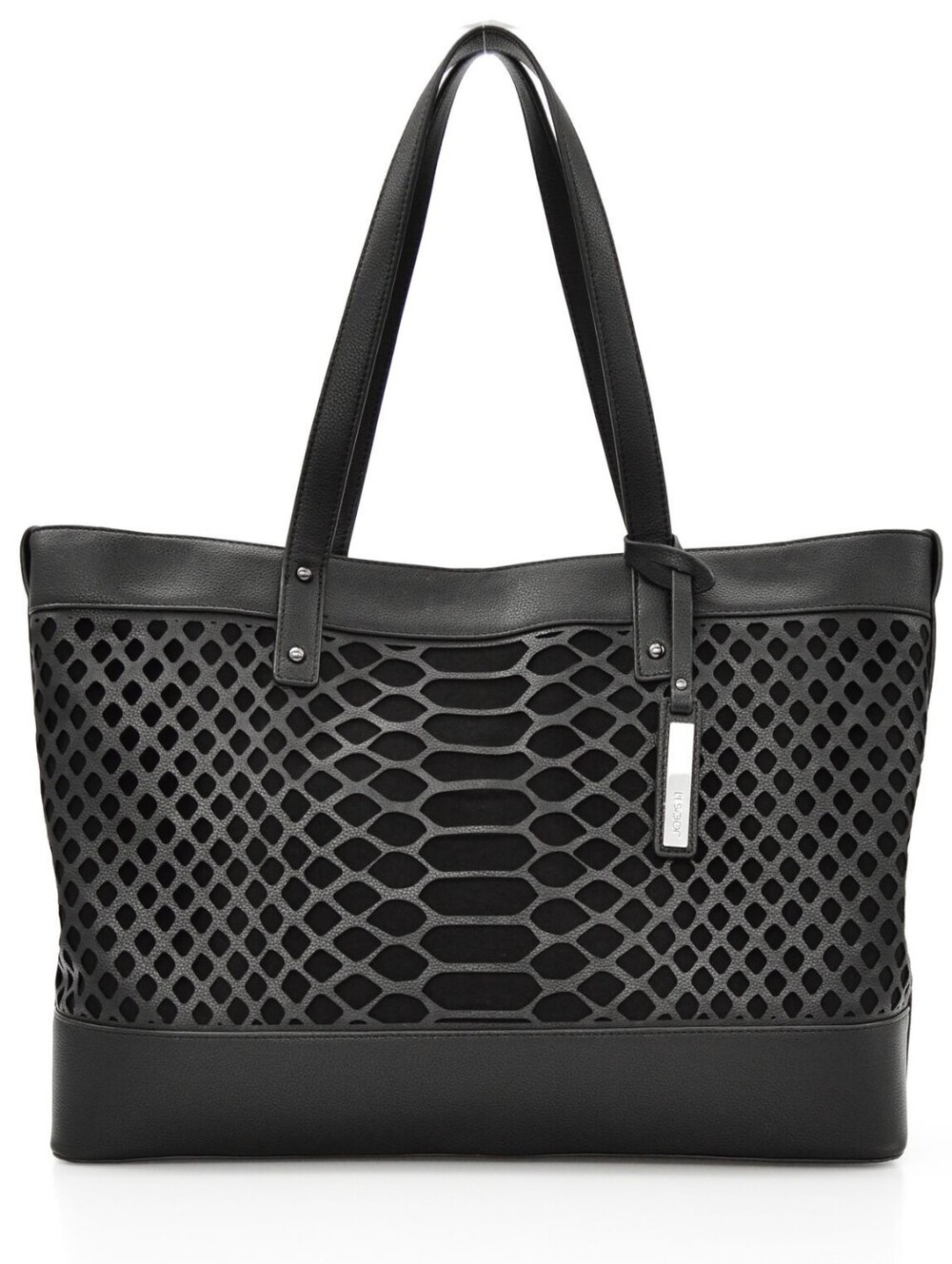 Joe's Jeans Black Tote Bag Addison Tote carry-all handbag